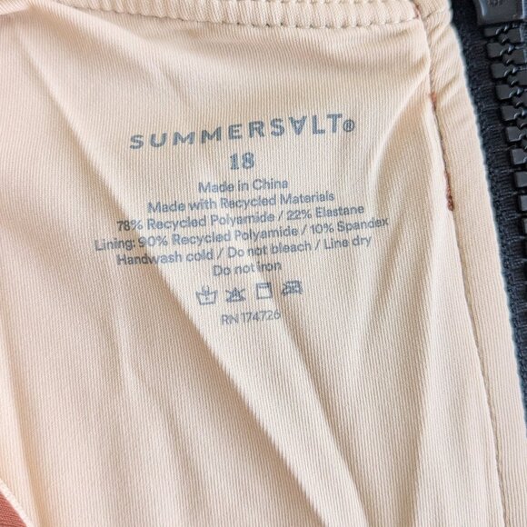 NWT Summersalt The Surf Color Block One-piece Swimsuit - Picture 8 of 11